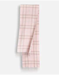 Ozwear Connection Uggs - 100% Wool Scarf Pink Check