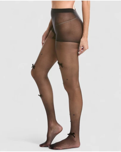High Heel Jungle - Velvet Bow Pearl Tight