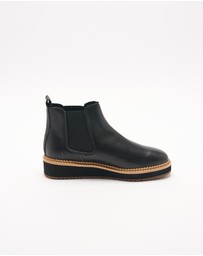 Walnut Melbourne - Jade Leather Boot
