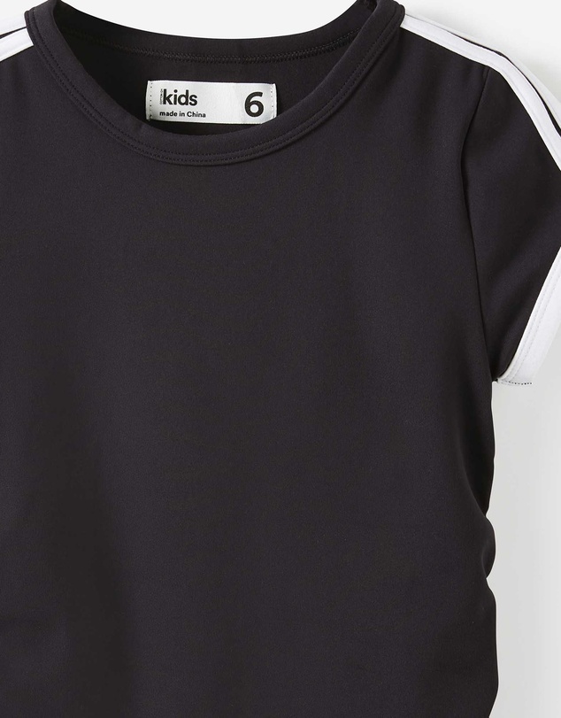 Cotton On Kids - Soft Stretch Active Gathered Short Sleeve Baby Tee