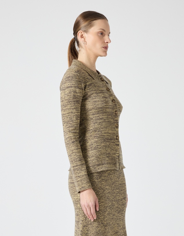 Third Form - Melange Knit Shirt
