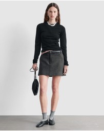 & Other Stories - Wool Mini Skirt