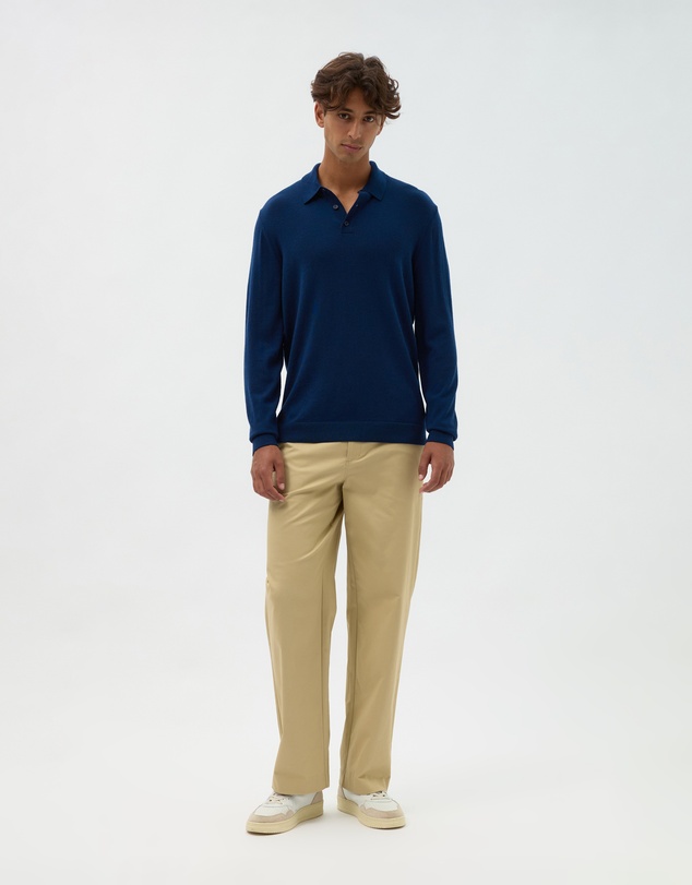 AERE - Merino Wool Knit Polo