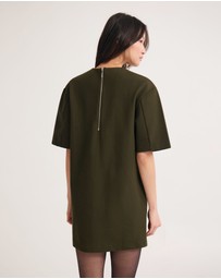 Oxford - Miranda Stretch Knit Ponti Dress