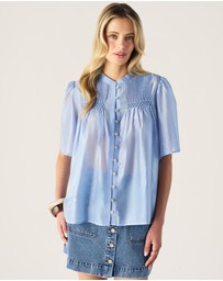MOS The Label - Romy Short Sleeve Blouse