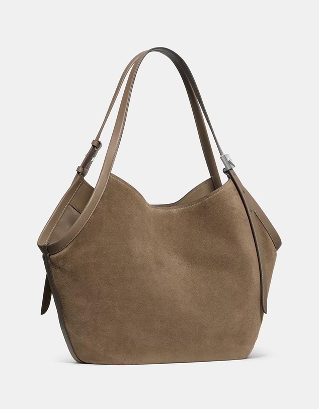 Kate Spade - Deco Suede Tulip Tote Bag