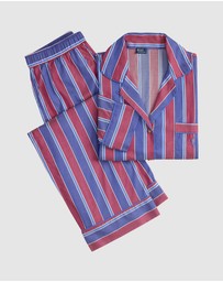 Polo Ralph Lauren - Madison Cricket Stripe Long Sleeve Pyjama Set