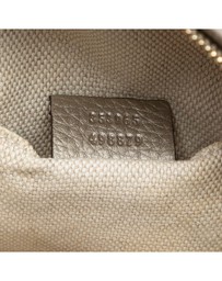 Pre-Loved by Azura Reborn - Pre-Loved Mini Metallic Pebbled Calfskin Soho Chain Crossbody