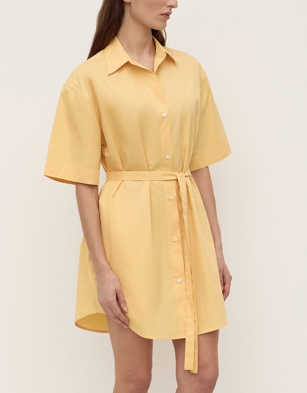 Assembly Label - Kaylee Poplin Short Sleeve Shirt Dress