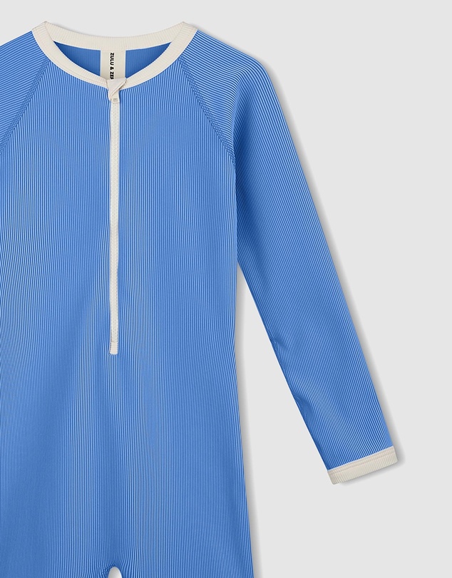 Zulu & Zephyr Mini - Mini Stripe Rib Surf Suit - Kids