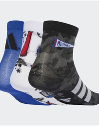adidas Performance - Logo 3 Pairs Per Pack Socks Kids