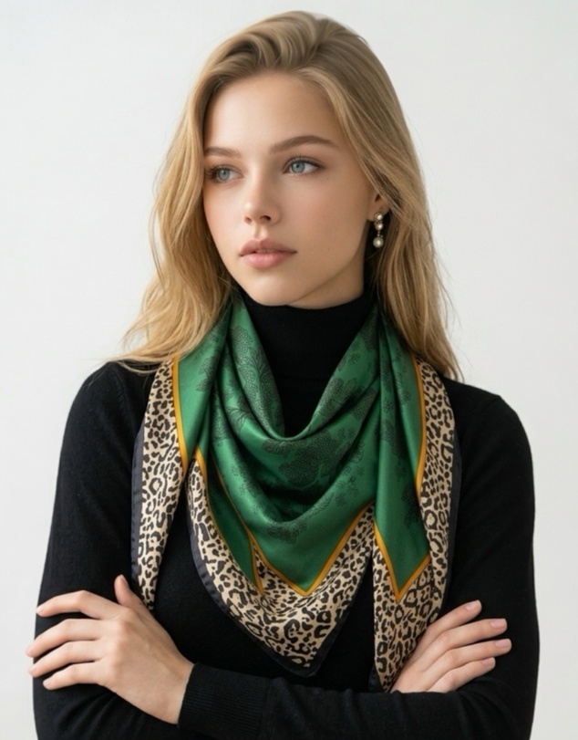 Mossée - Lowe Silk Scarf