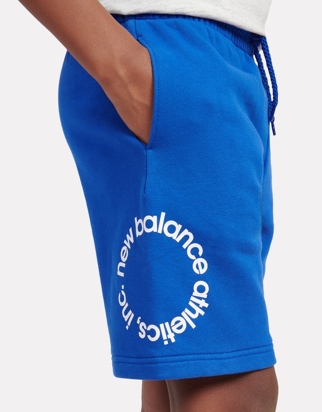 New Balance - Circular Logo Graphic French Terry Short