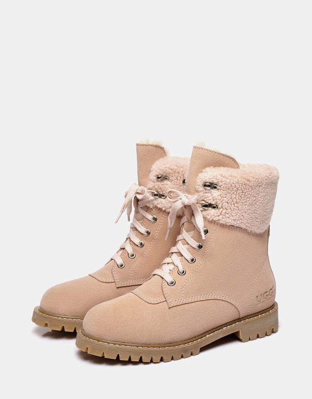 EVERAU - Australian Shepherd Ugg Mina Cow Suede Upper Martens