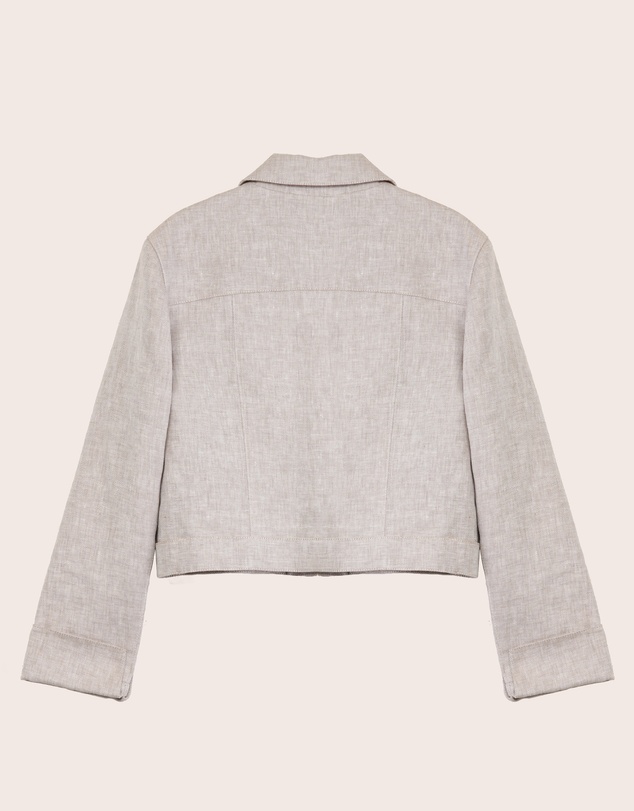 IDA+S - Elia Cropped Linen Jacket