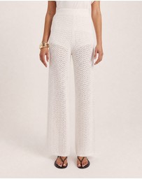 SABA - Prue Cotton Crochet Pant