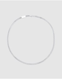 Kuzzoi - ICONIC EXCLUSIVE - Necklace Men Armor Robust Basic in 925 Sterling Silver