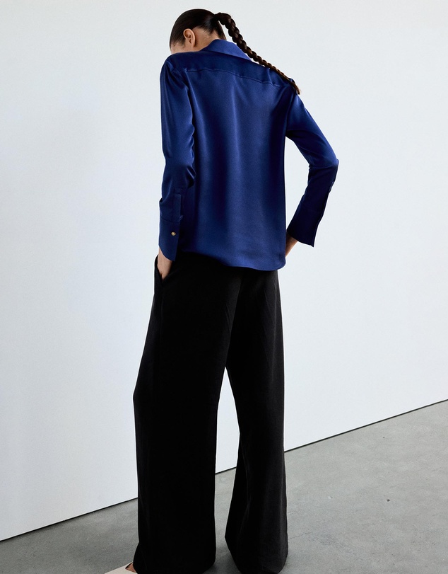 M.N.G - Satin Buttoned Shirt