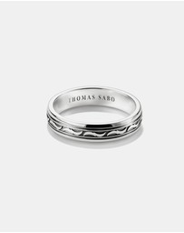 THOMAS SABO - THOMAS SABO Band Ring with Engraved Pattern