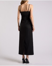 David Lawrence - Arwen Strapless Linen Dress