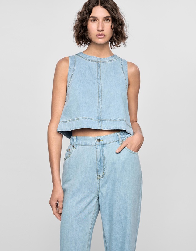 Staple the Label - Amelia Chambray Top