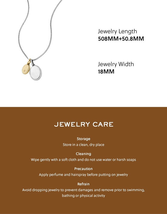 Fossil - Drew Two Tone Necklace