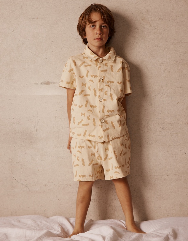Alfred - Matteo Short Sleeve Shirt | Cream