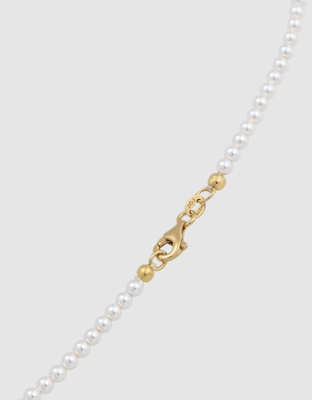 Elli Jewelry - Necklace Pearl Baroque Elegant 925 Sterling Silver Gold-Plated