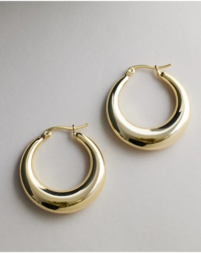 Reliquia Jewellery - Coralia Hoop Earrings