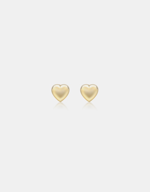Zoe Olivia - 9K Gold Mini Heart Stud Earrings