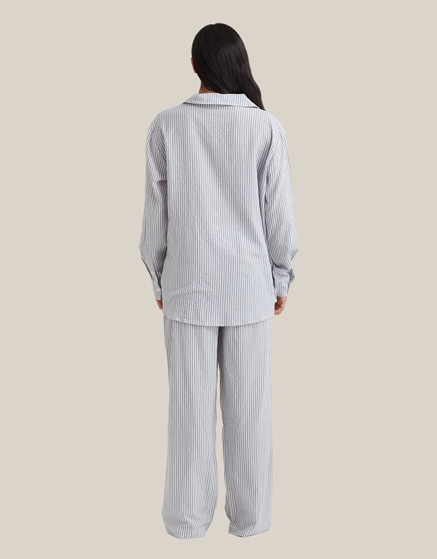 Papinelle - Sabine Seersucker Stripe Boyfriend Shirt