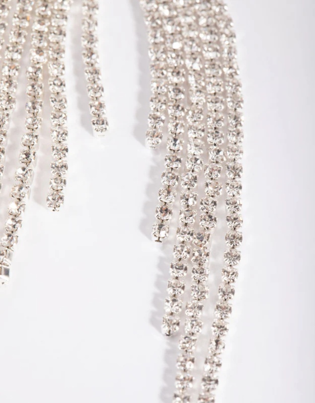 Lovisa - Silver Twisted Strand Drop Earrings