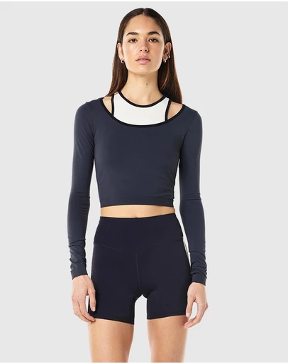 P.E Nation - Sutton LS Cropped Top