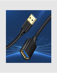 Ugreen - UGreen USB 3.0 A Male to Female Extension Cable 1.5m Black