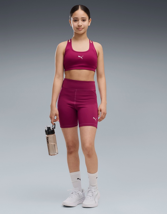 Puma - Train All Day Essentials High-Waist Short Tights - Girls