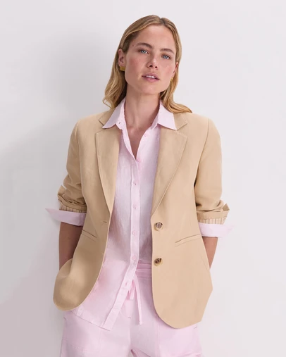 Sportscraft - Sloane Textured Linen Blazer