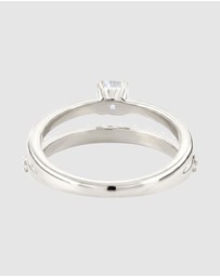 Elli Jewelry - Ring Crystal Wedding Cocktail 925 Sterling Silver