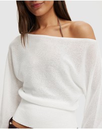 Cotton On - The Breezy LS Batwing Knit Top
