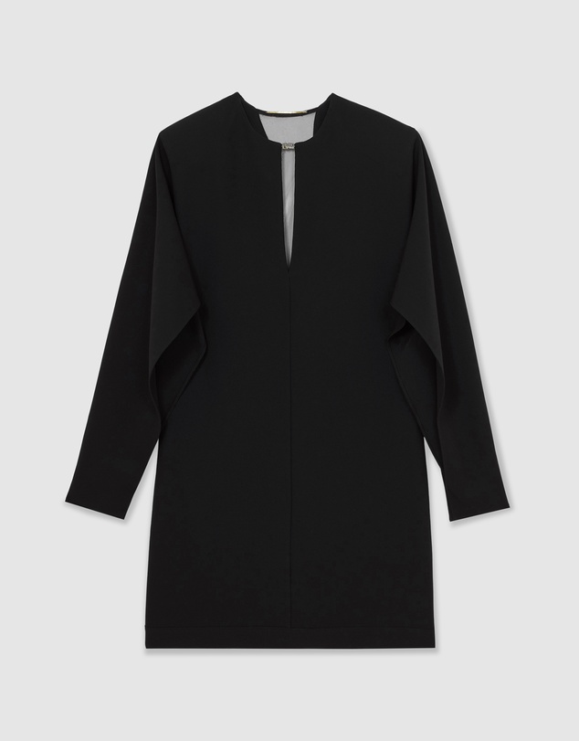 REISS - ATELIER Lula Crepe Sheer-Back Mini Dress