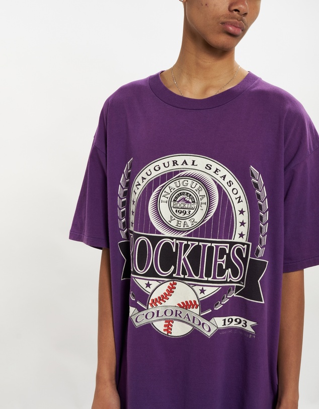 Vintage by The Real Deal - Pre Loved - 1993 MLB Colorado Rockies Tee
