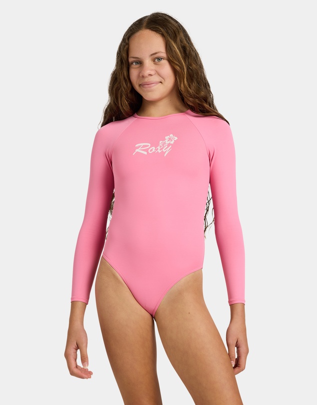 Roxy - Girls 8 to 16 Summer Wave Long Sleeve One Piece Swimsuit