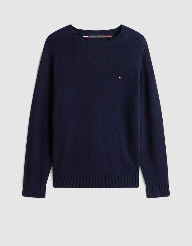 Tommy Hilfiger - Pure Wool Crew Neck Jumper