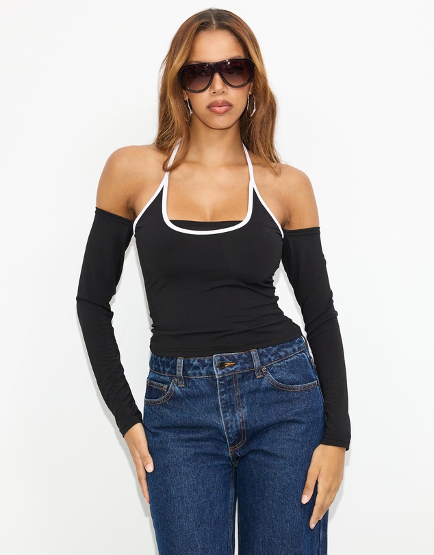 Dazie - Kate Double Layer Tank Top