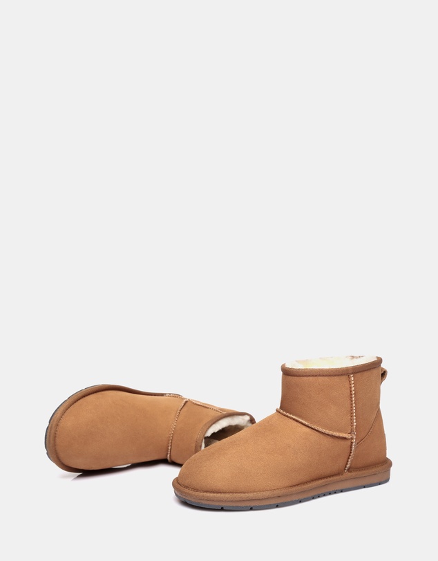 EVERAU - Australian Shepherd Ugg Mini Classic Suede Cow Suede Upper UGG Boots