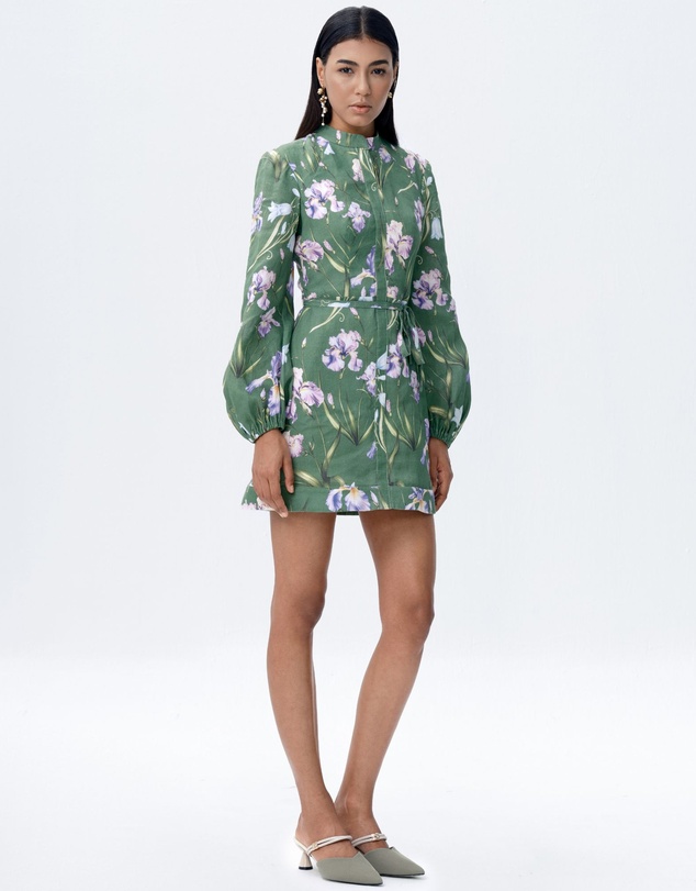 JUSTIN TONG - Eira Linen Mini Dress