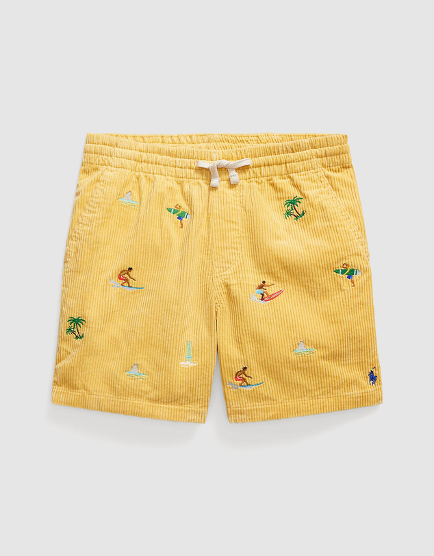 Polo Ralph Lauren - Polo Prepster Embroidered Corduroy Shorts - Teens