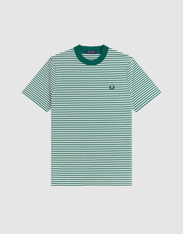 Fred Perry - Fine Stripe Heavy Weight T-Shirt