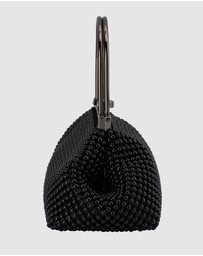 Olga Berg - Mimi Ball Mesh Frame Bag