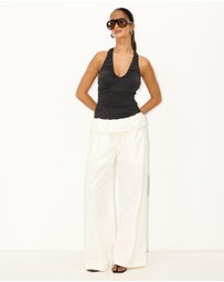 Dazie - Bayside Linen Blend Relaxed Pants
