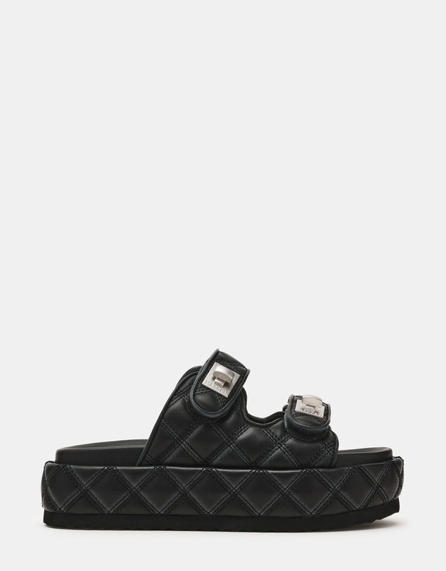 Steve Madden - Big Bang Black Sandals